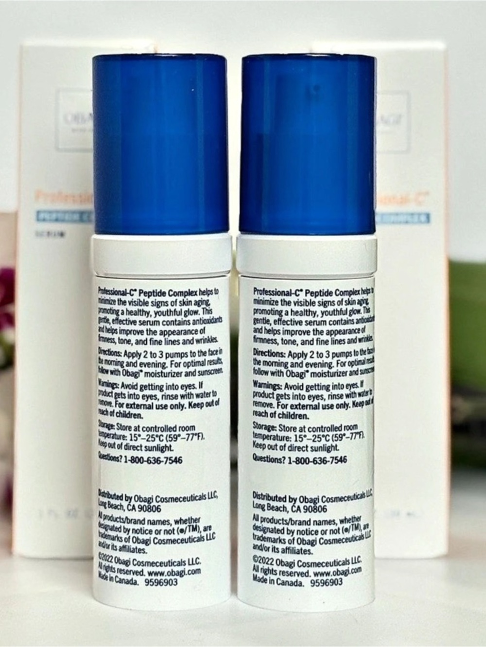 Obagi Professional-C Peptide Complex Serum 1 oz x2 Duo NEW $260 Value - Picture 2 of 5